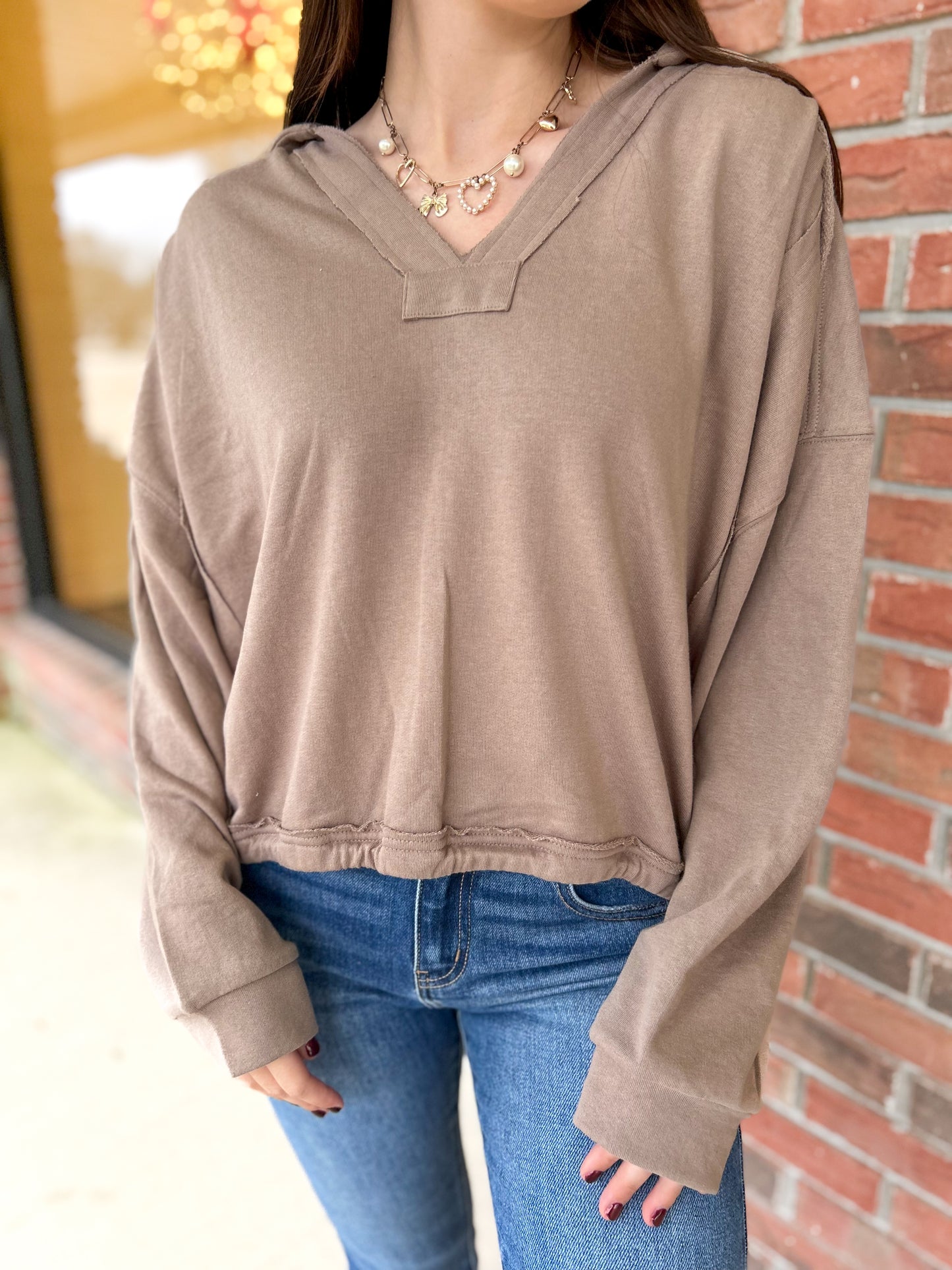 Zenana French Terry Collared Pullover (Multiple Colors Available)
