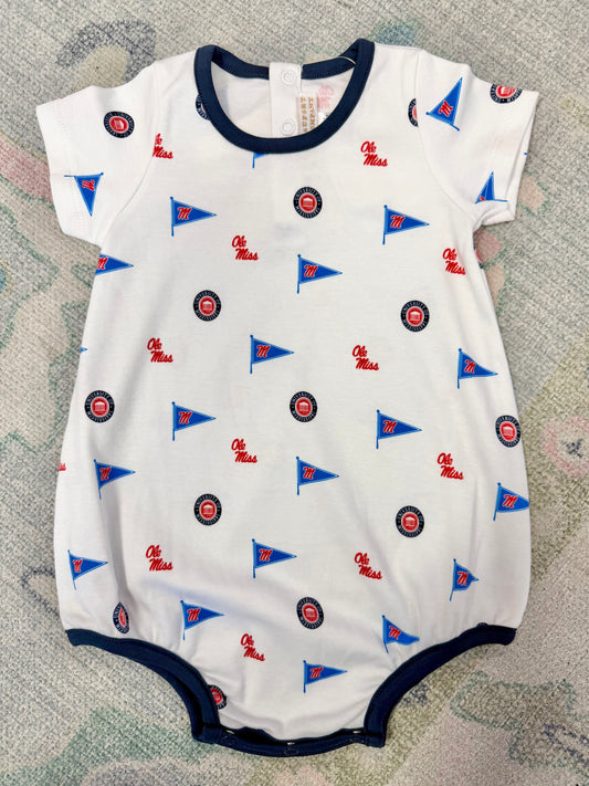 Gawsh Almighty/Nantucket Navy Short Sleeve Patton Play Bubble - Pima