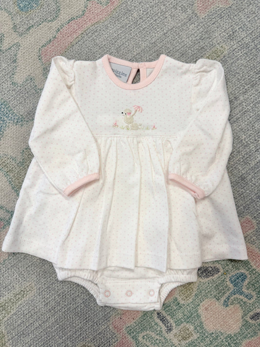 Parasol Pooch Bitty Dot Onesie Dress