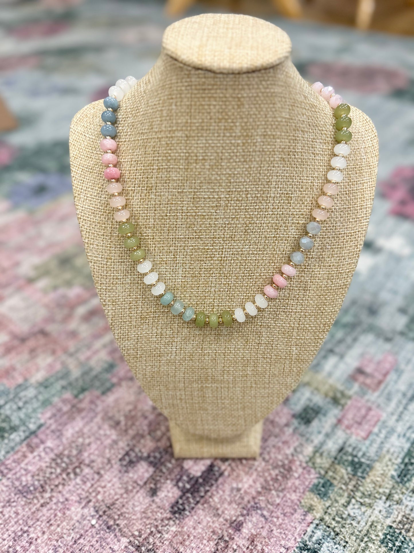 Brittany Beaded Necklace (Multiple Colors Available)