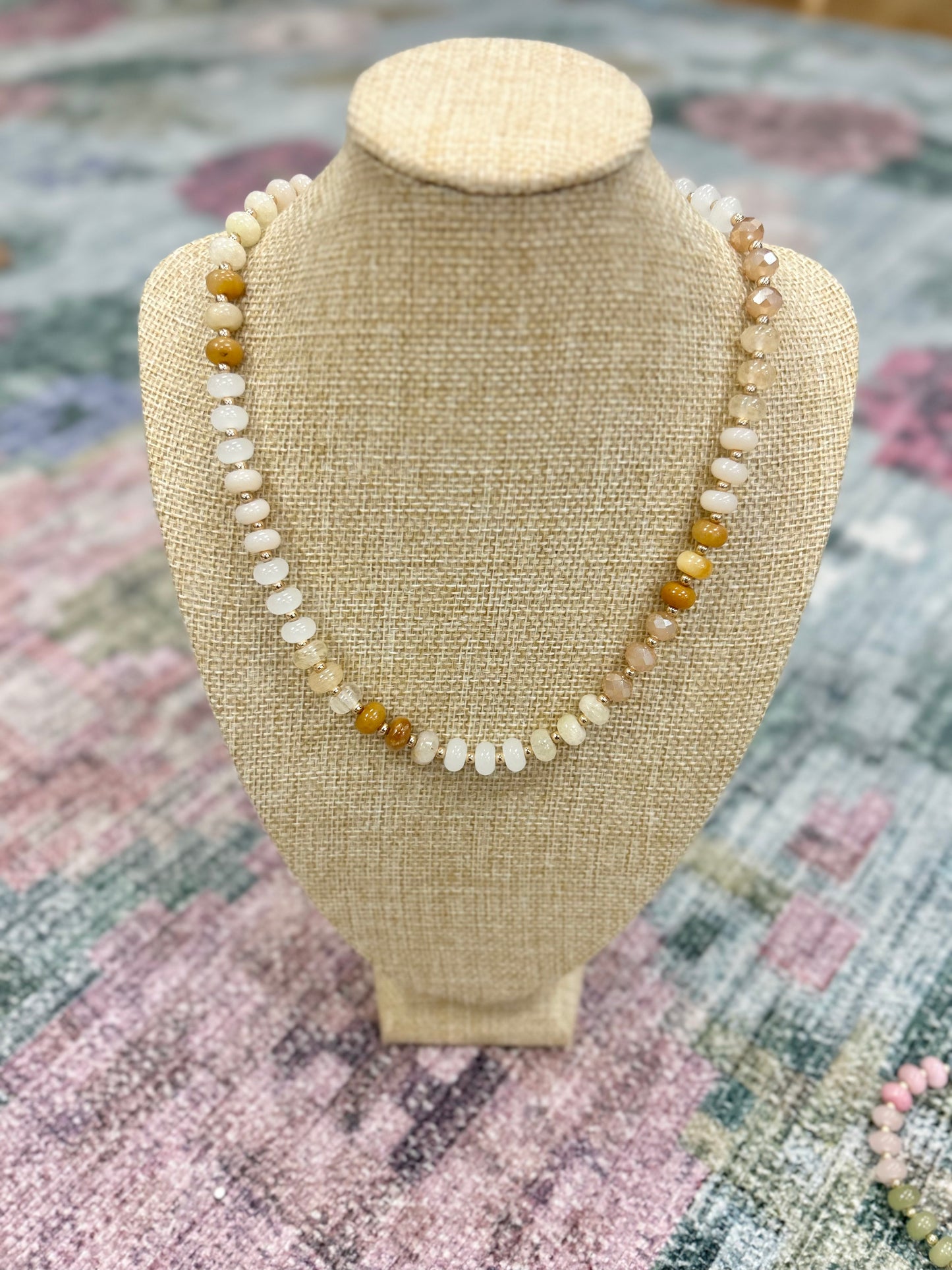 Brittany Beaded Necklace (Multiple Colors Available)