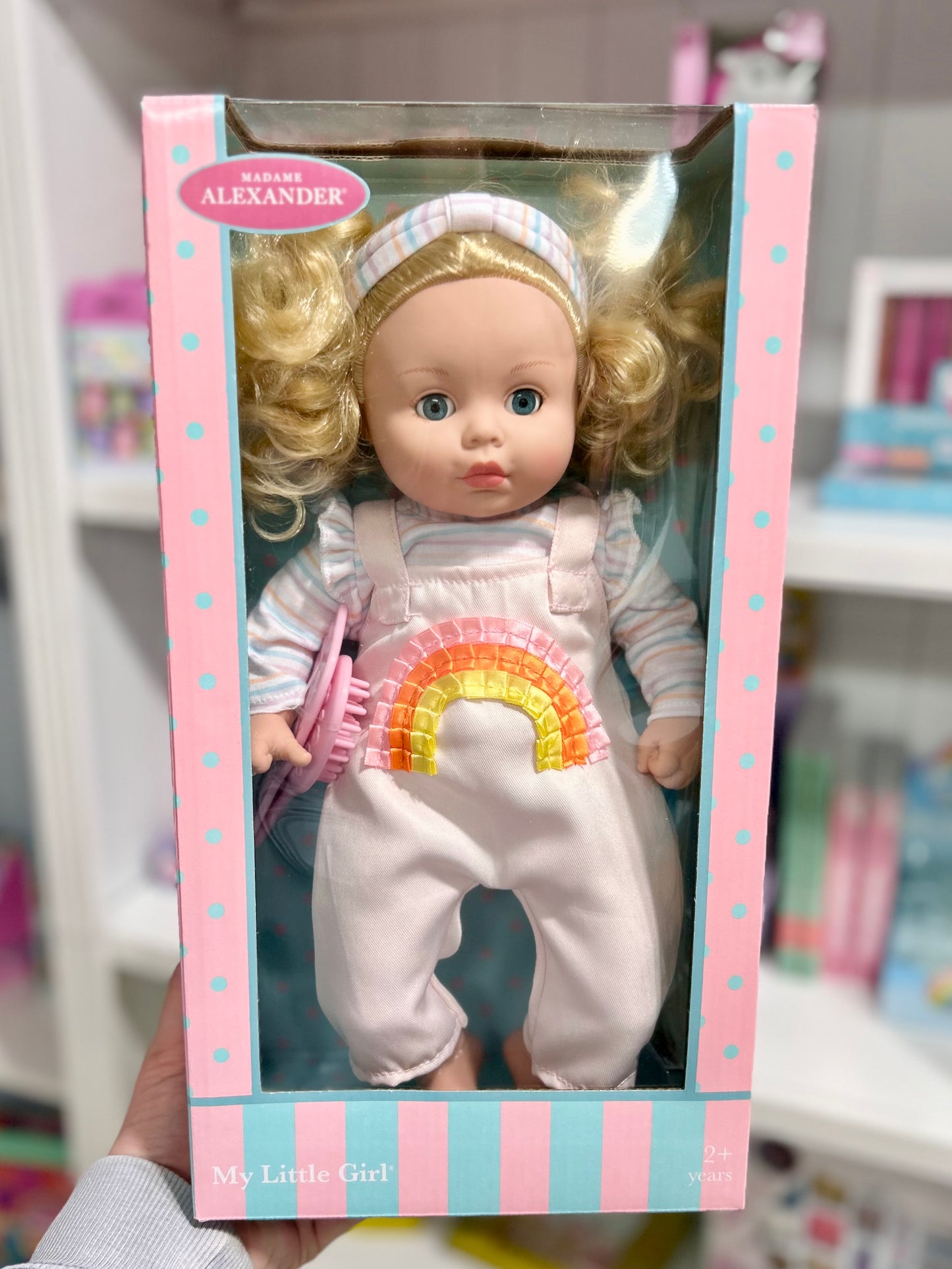 Madame Alexander 14" My Little Girl® Rainbow Overalls Doll