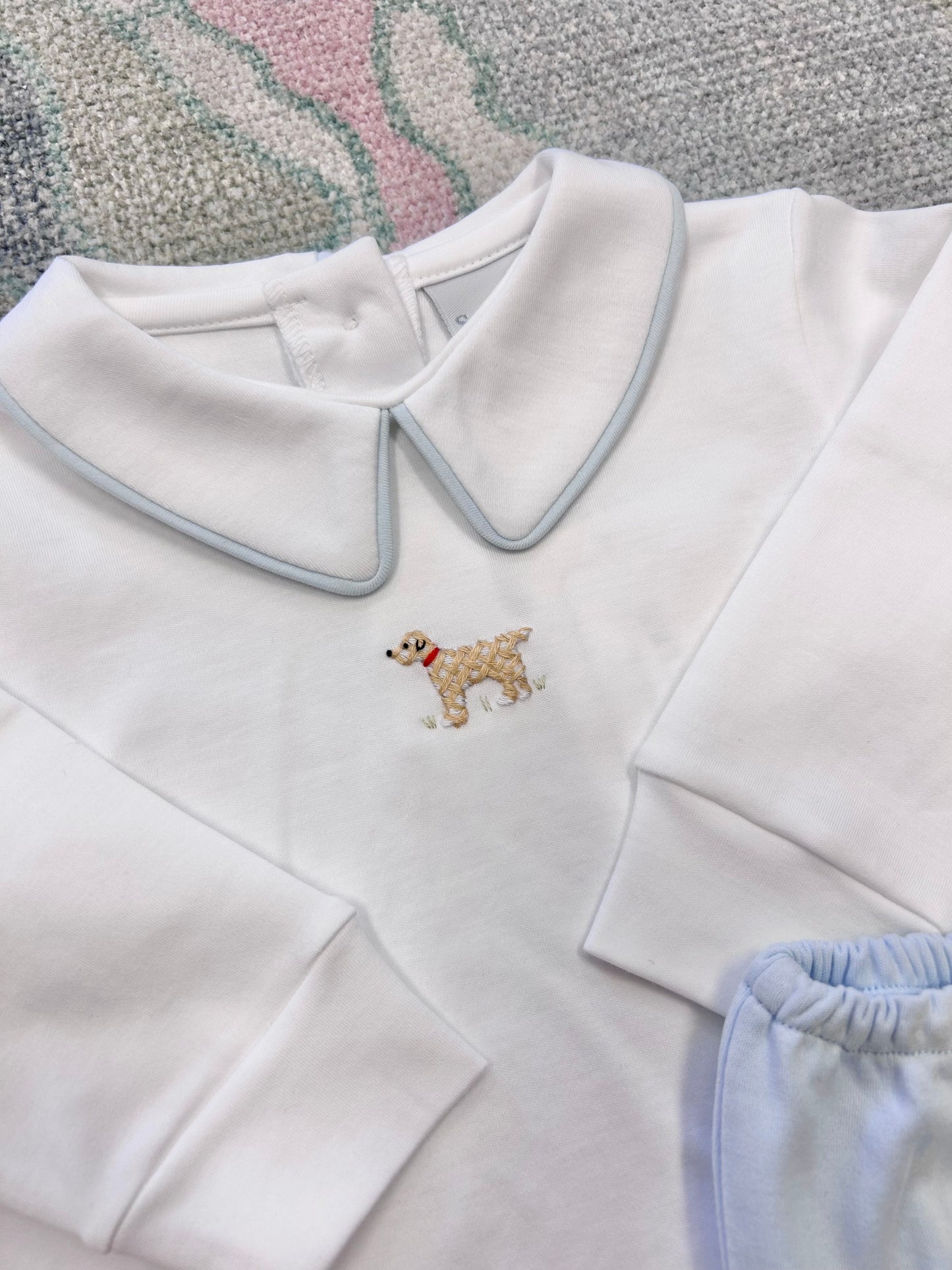 Winston Collared Diaper Set