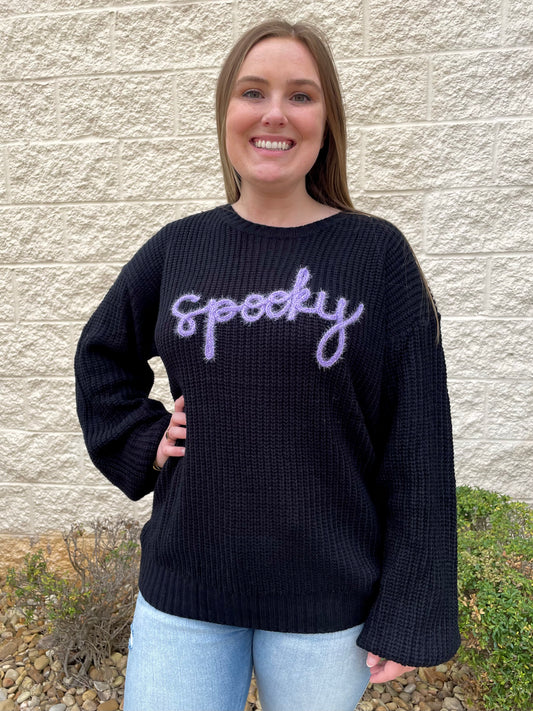 Black Spooky Sweater