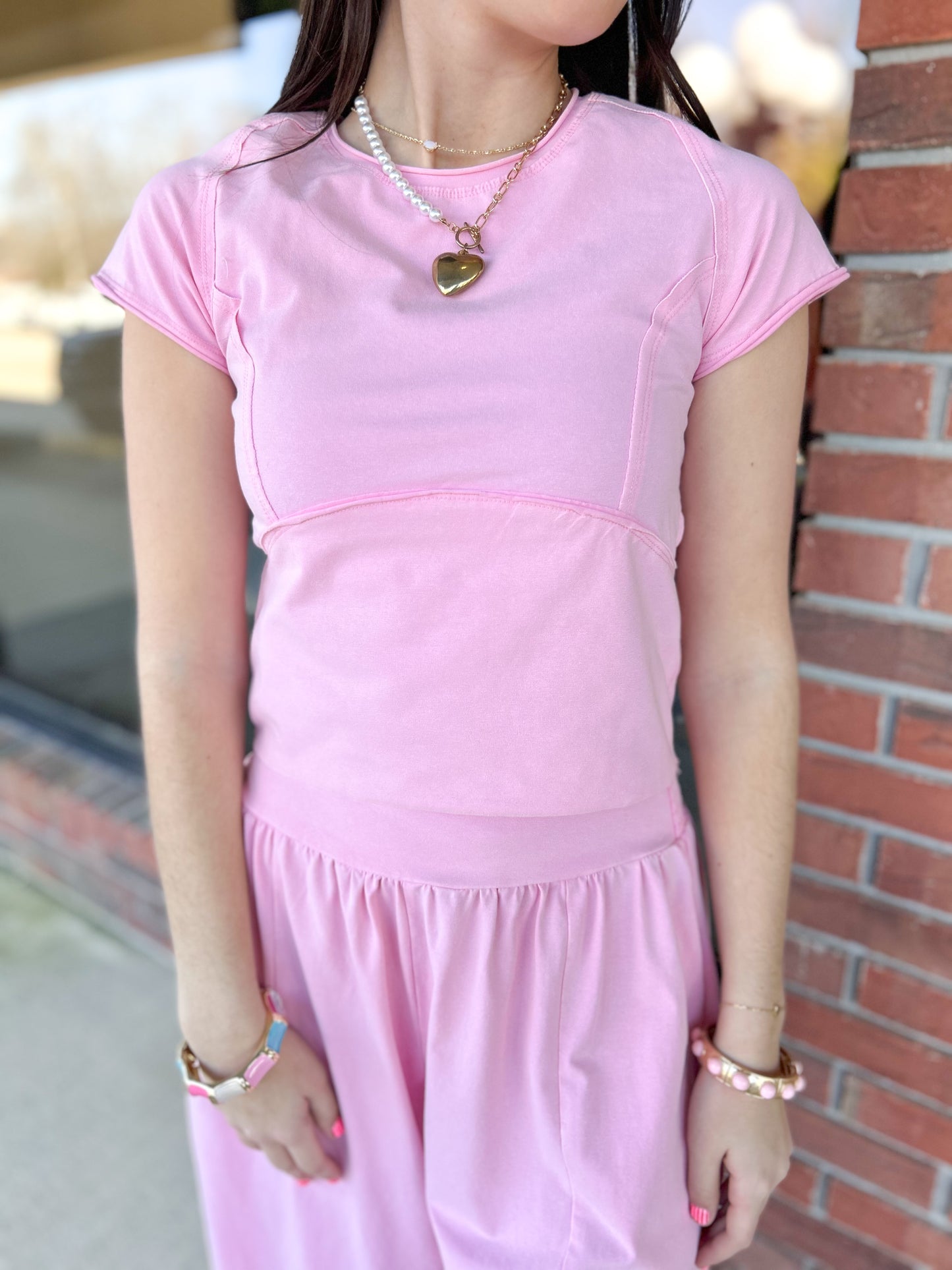 Perfectly Pink Cropped Top