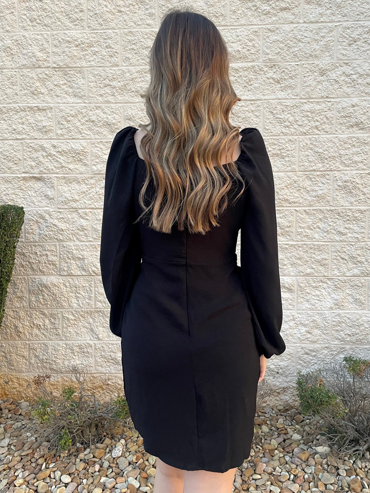 Darkest Night Black Wrap Dress