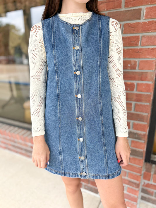 Denim Darling Mini Dress