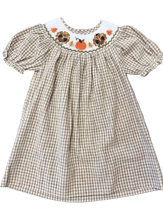 Turkey Smocked Dress