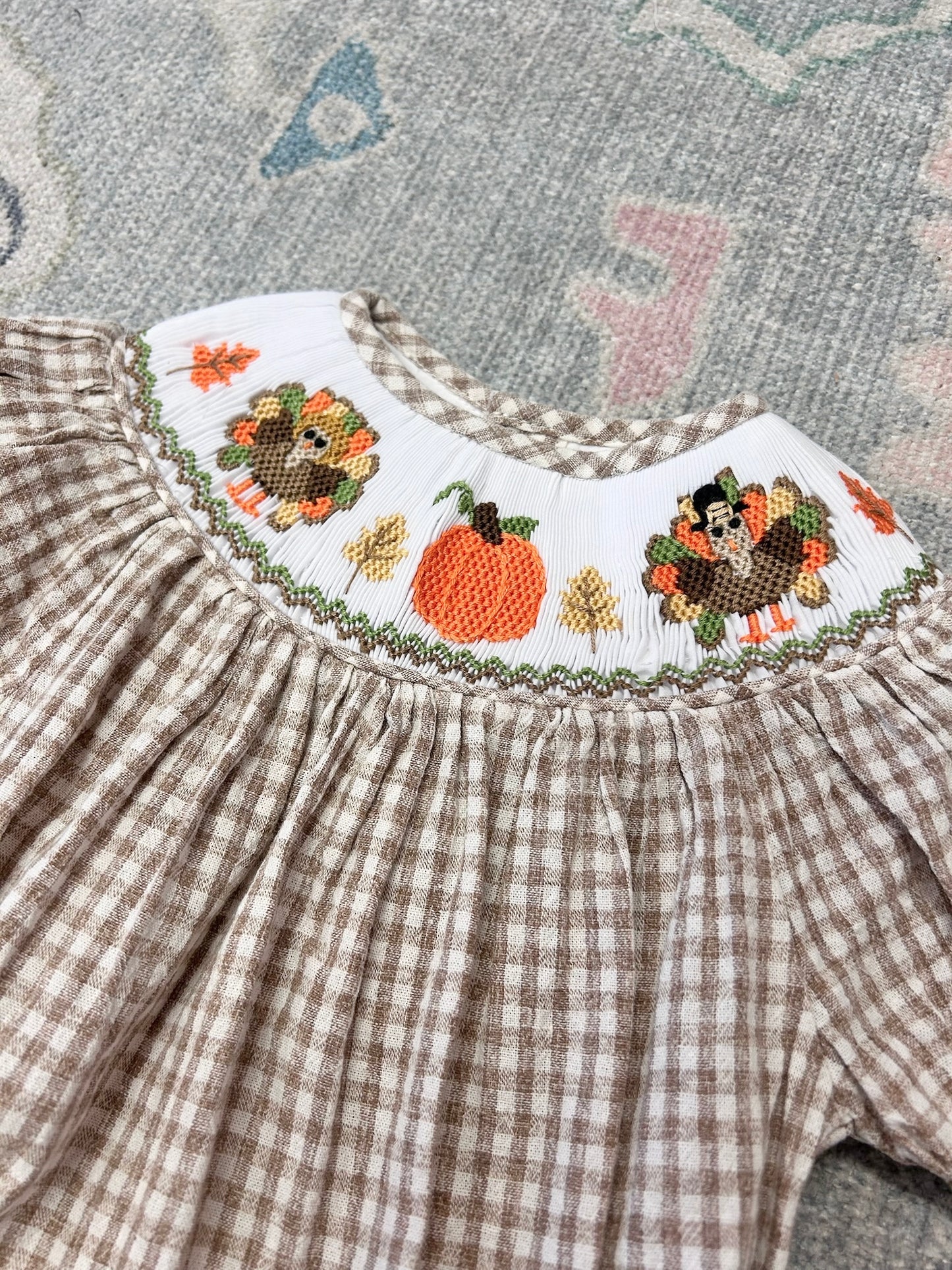 Turkey Smocked Dress