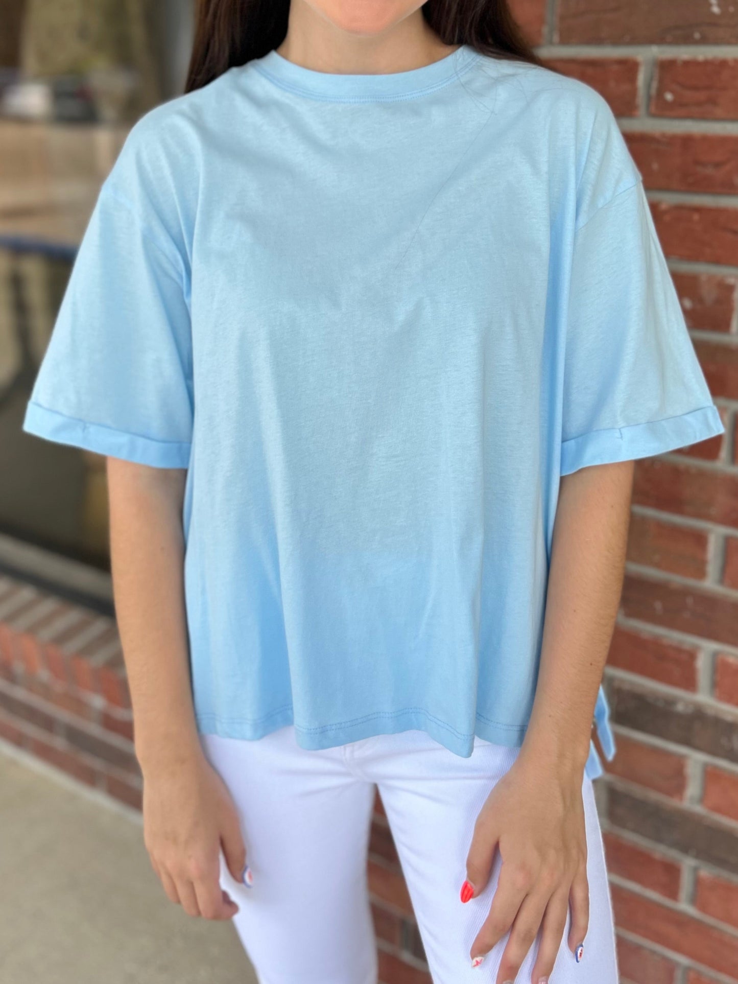 Play The Blues Bow Detail Top