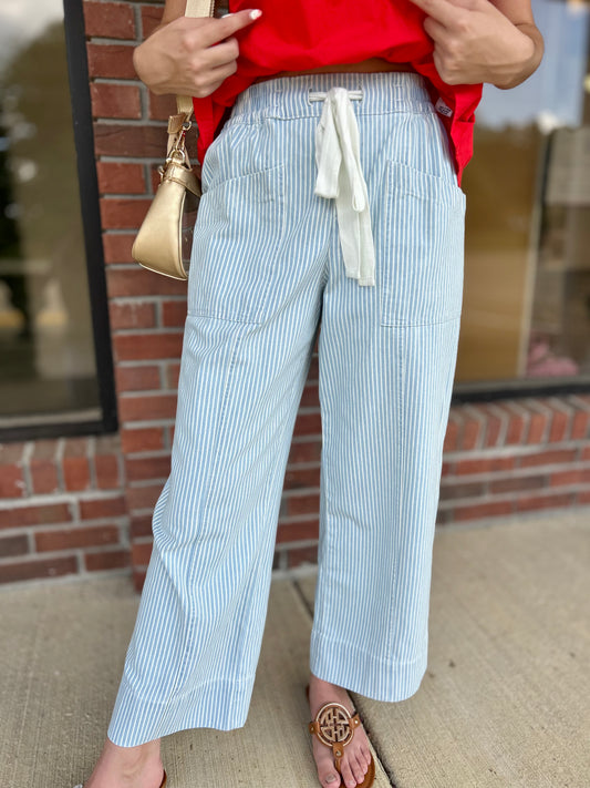 Ashton Striped Wide Leg Pants