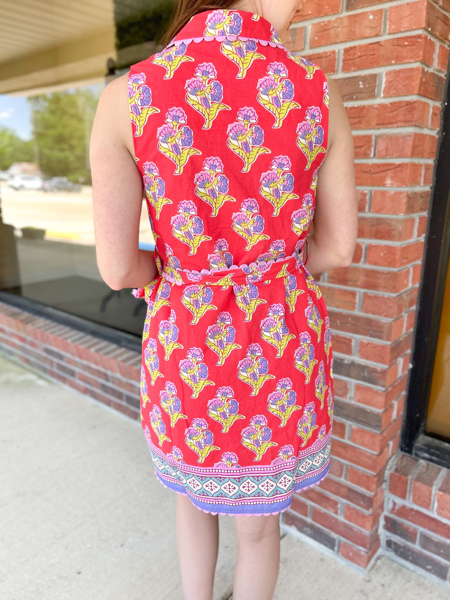 Summer Soirée Belted Mini Dress
