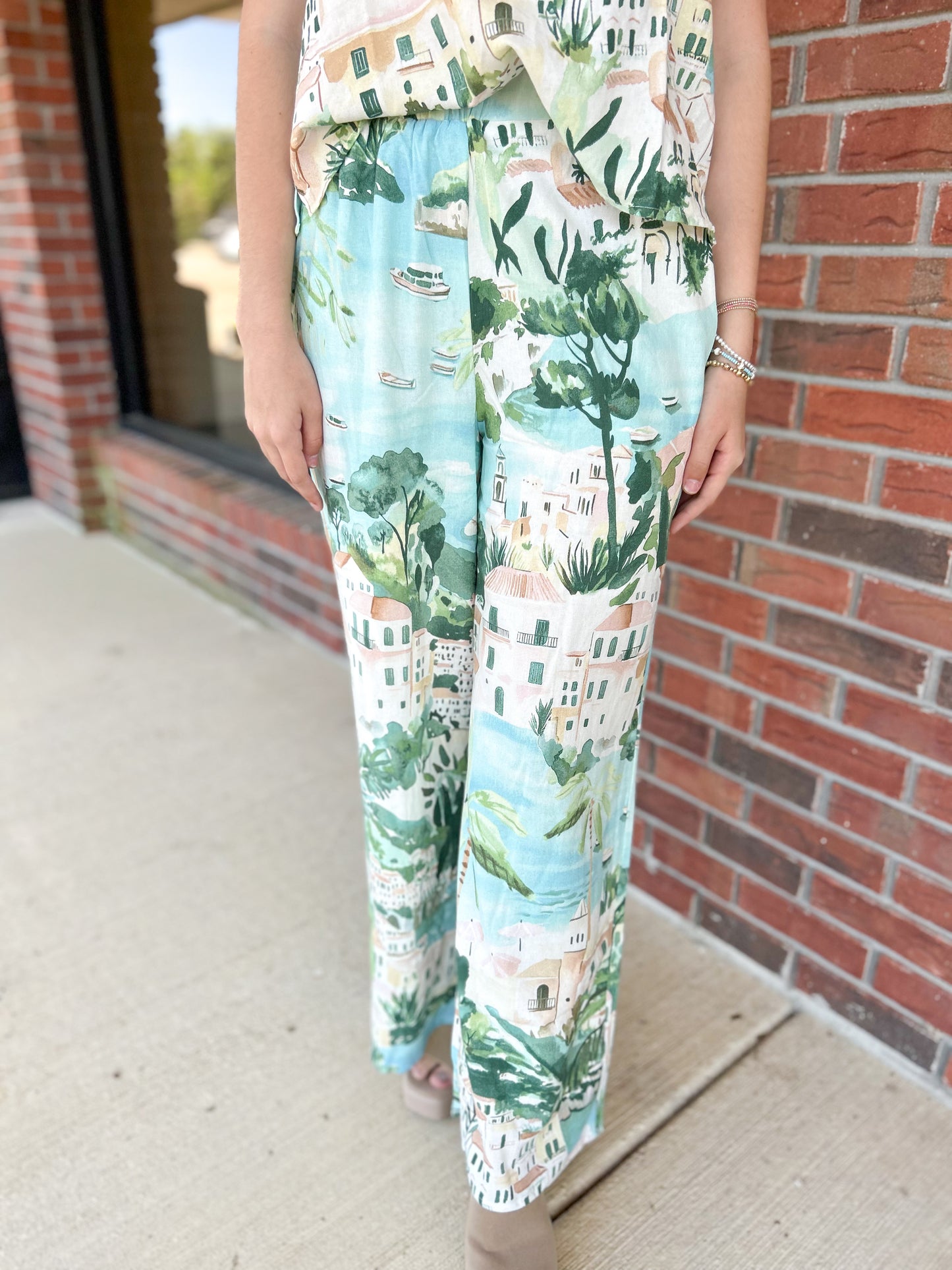 Piti Town Wide Leg Pants