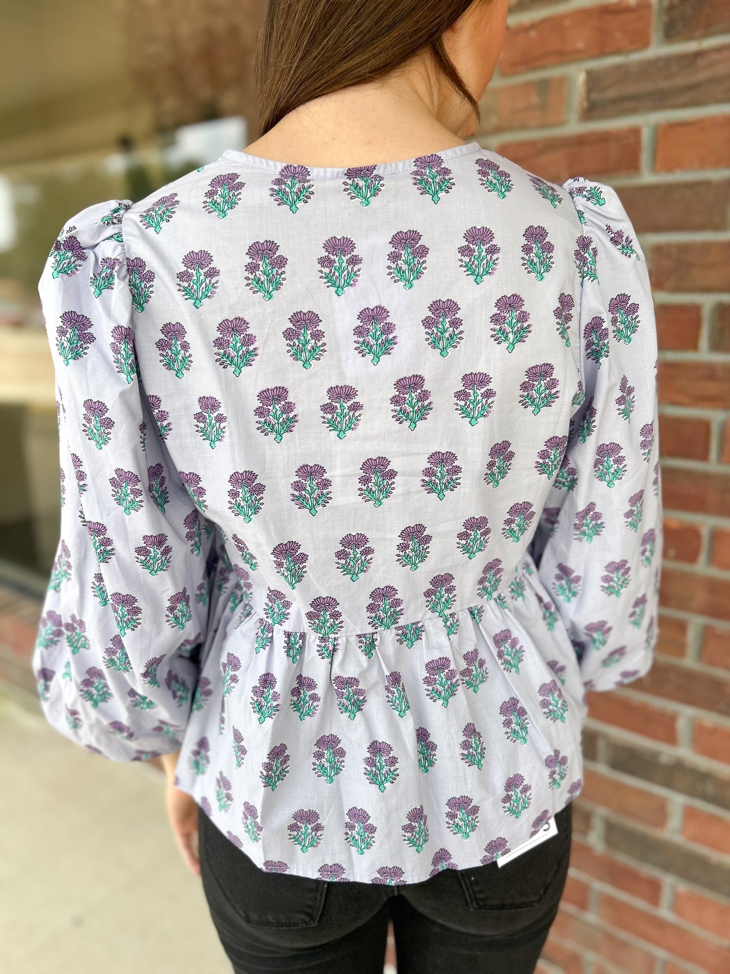 Pick Me Lavender Floral Top