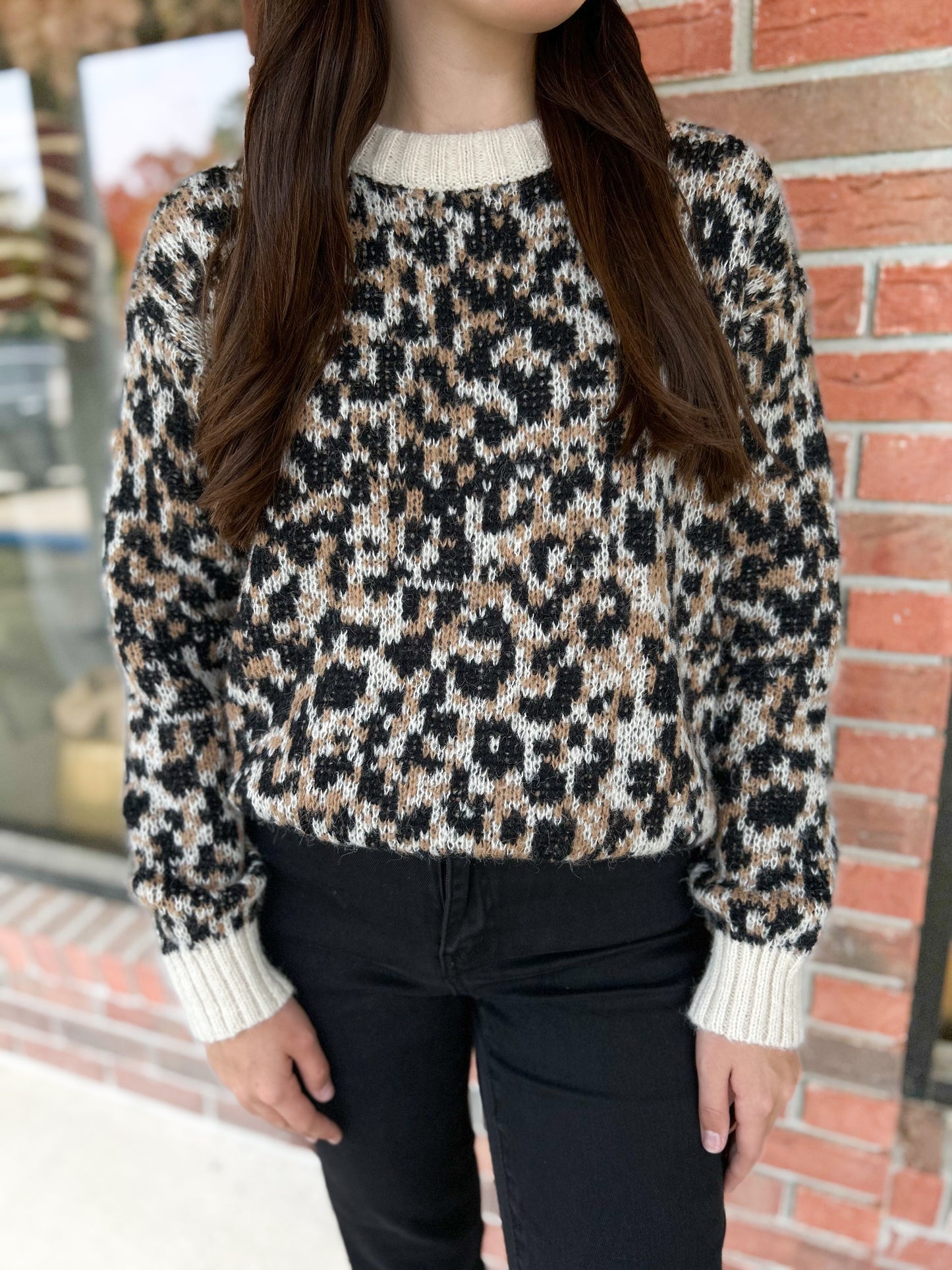 Can’t Be Tamed Leopard Sweater