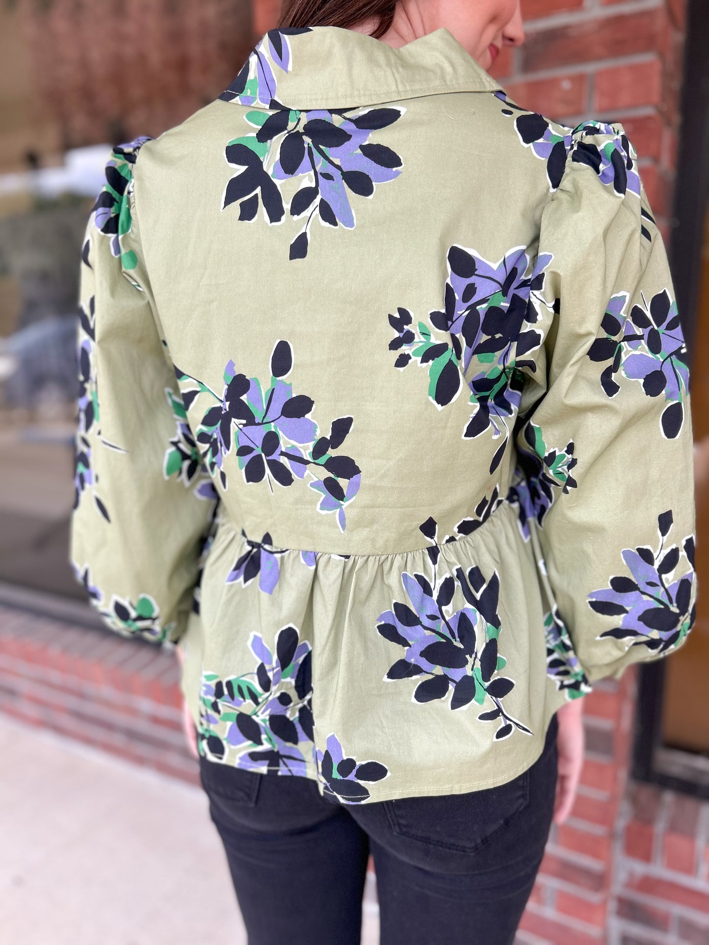 Limelight Balloon Sleeve Blouse