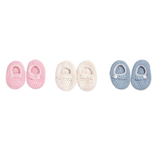 Crochet Baby Booties (Multiple Colors Available)