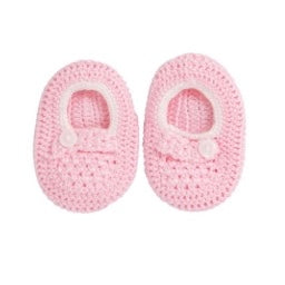 Crochet Baby Booties (Multiple Colors Available)