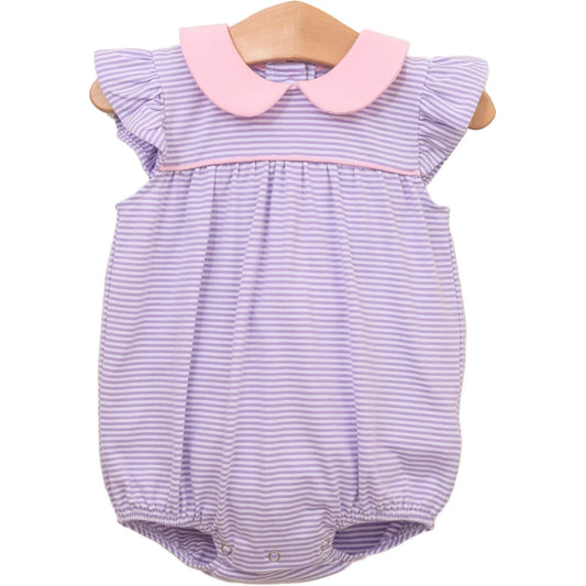 Genevieve Bubble - Lavender Stripe/Light Pink