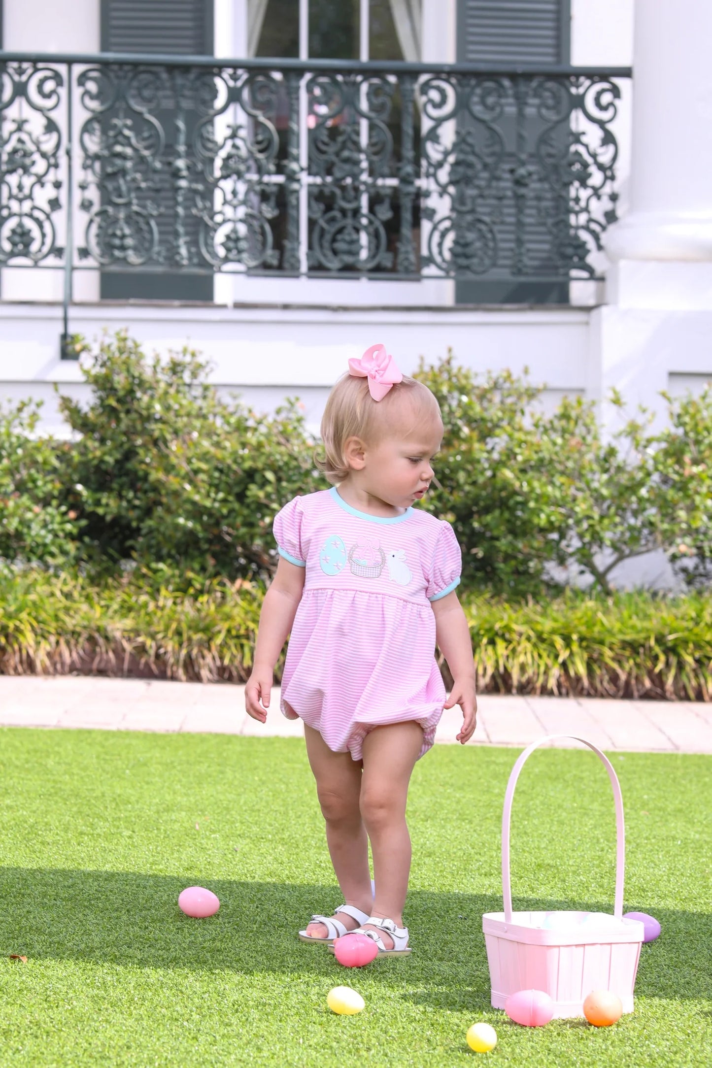 Bunnies & Baskets Bubble - Pink