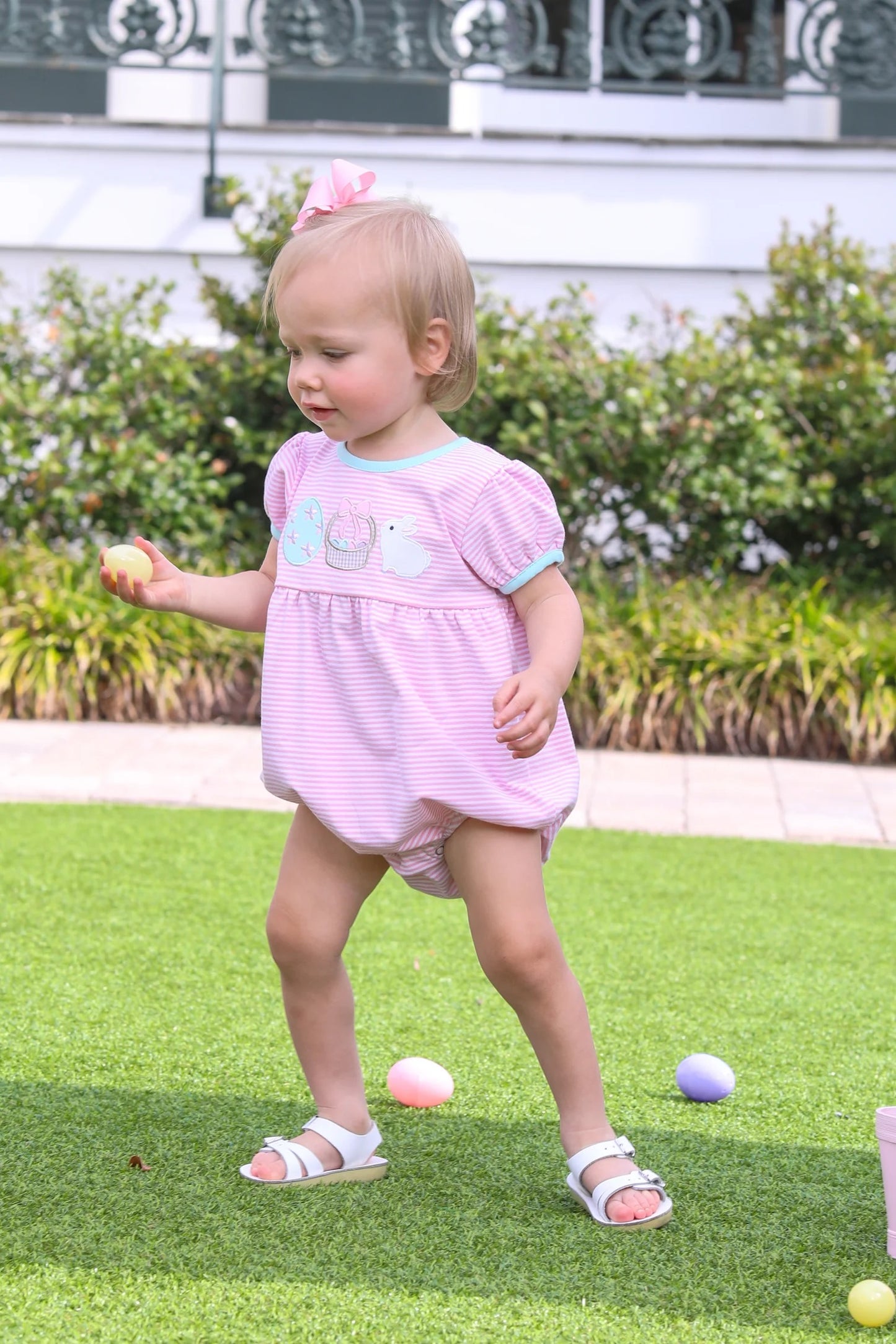 Bunnies & Baskets Bubble - Pink