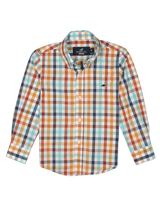 Properly Tied Boys Seasonal Sportshirt - Craftsman