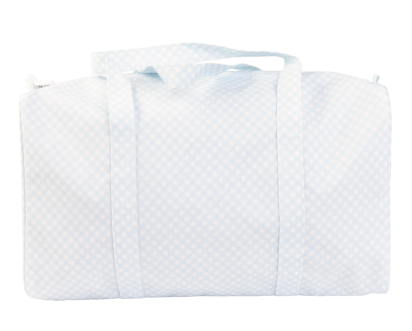 The Duffle Bag - Blue Gingham