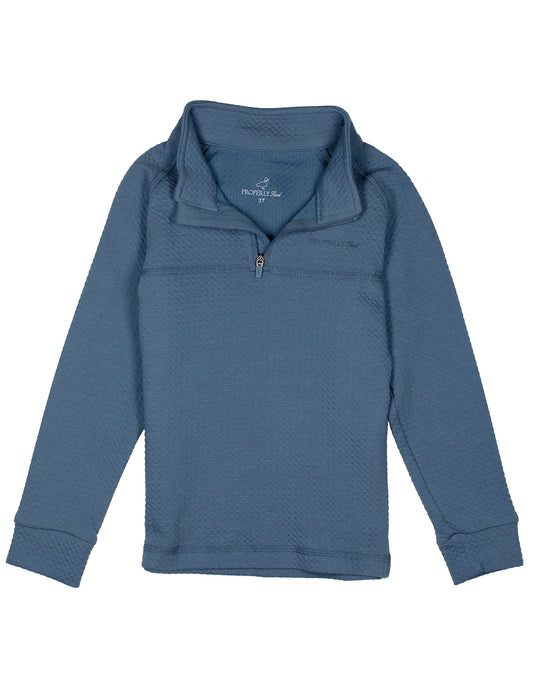 Properly Tied Boys Palmetto Pullover - Denim