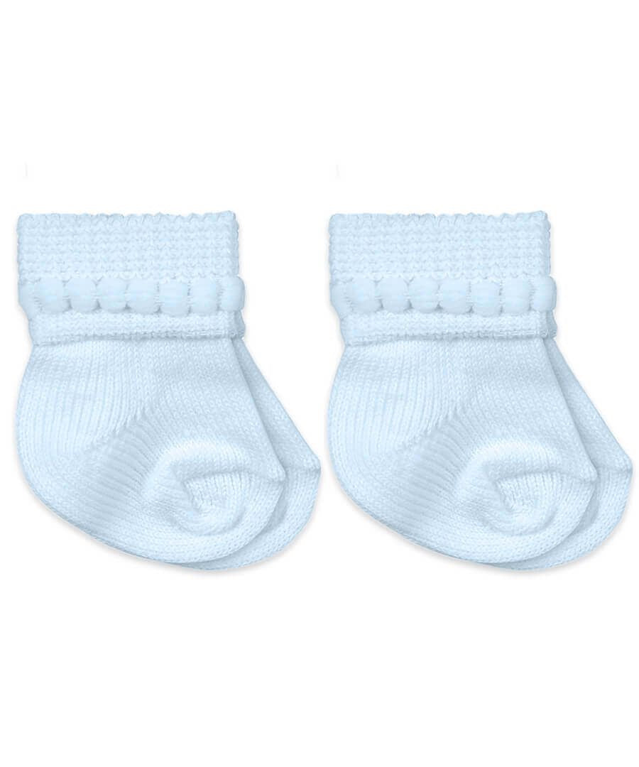 Blue Bubble Bootie Socks 2-Pair Pack