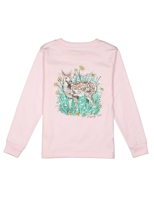 Properly Tied Girls Rose Long Sleeve - Fawn