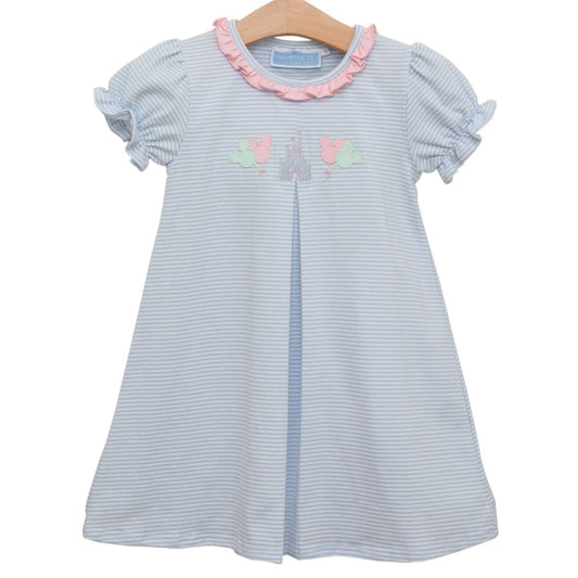 Magical Applique Short Sleeve Dress