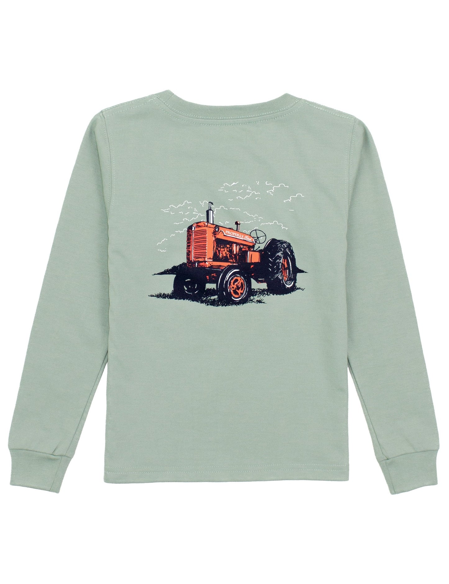 Boys Tractor Long Sleeve Tee