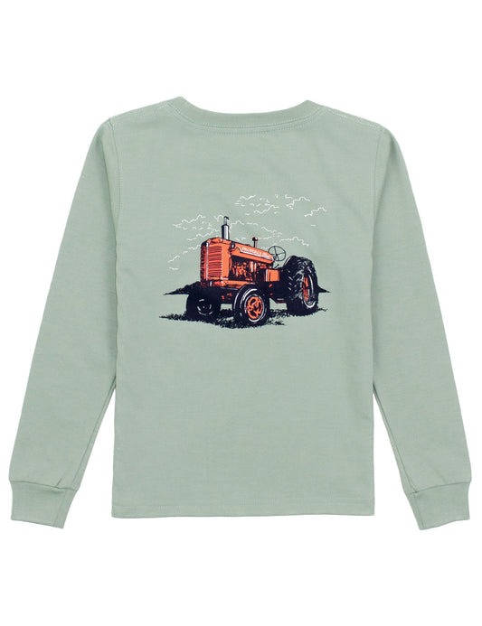 Boys Tractor Long Sleeve Tee