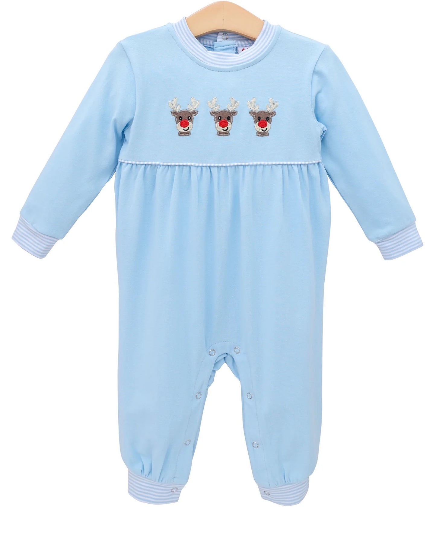 Boy's Run Run Rudolph Romper