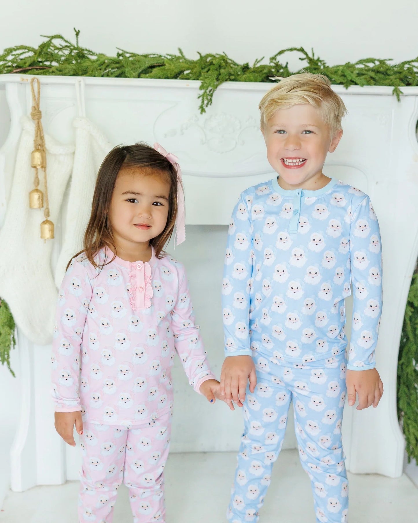 Girl's Jolly Santa Ruffle Set