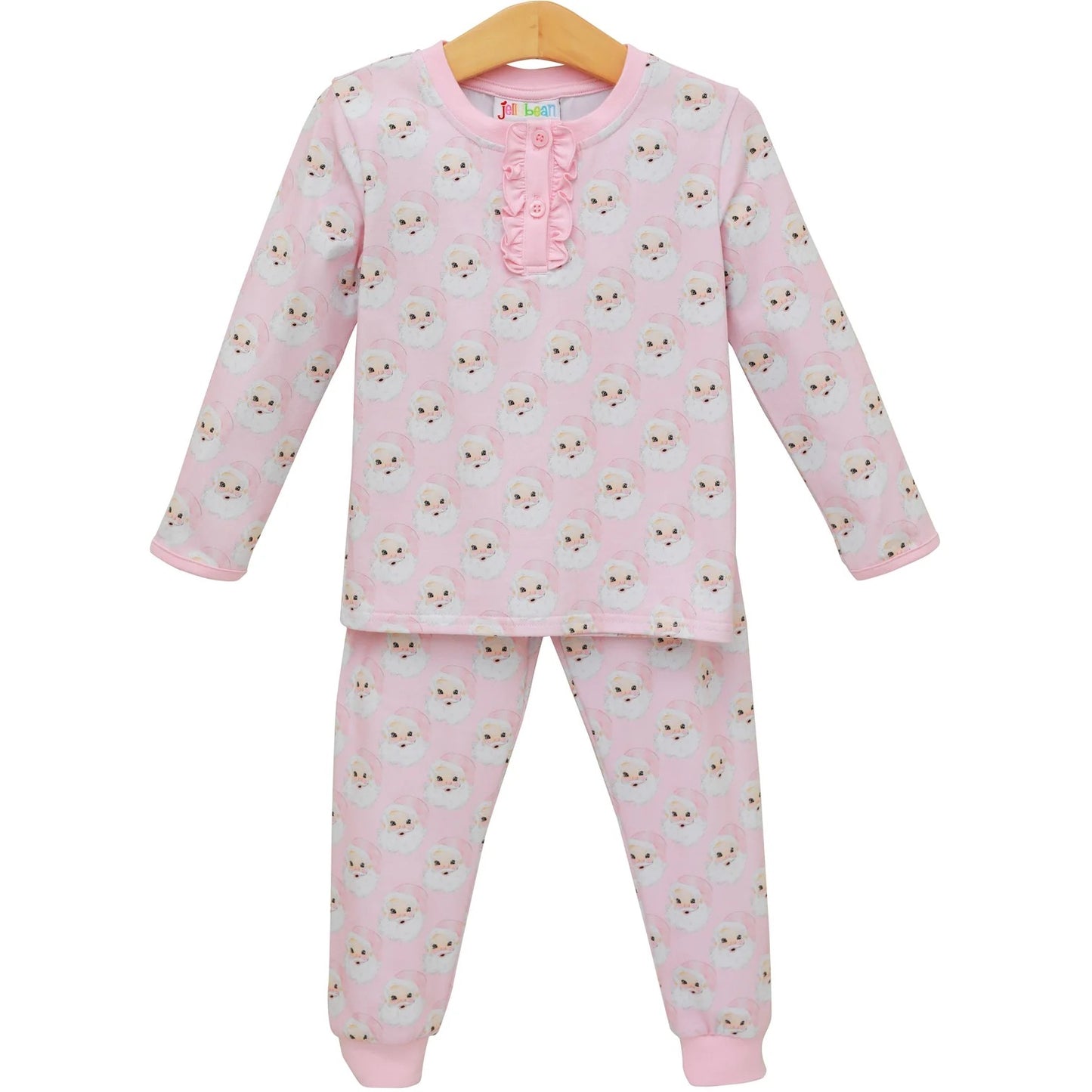 Girl's Jolly Santa Ruffle Set