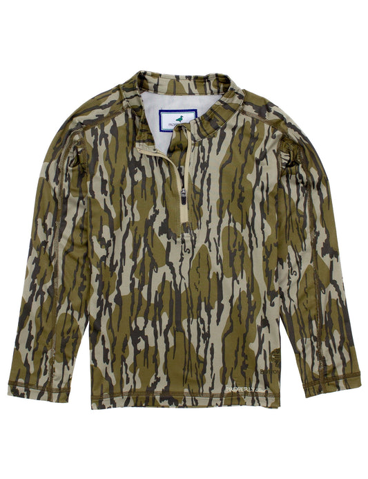 Boy's Finn Pullover Mossy Oak Original Bottomland