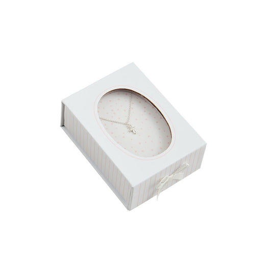 Silver Boxed Cross Necklace