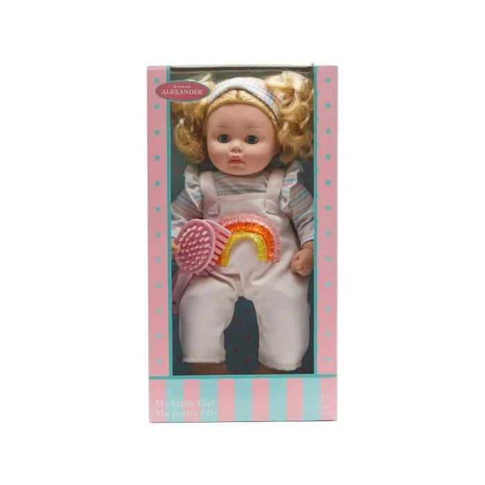 Madame Alexander 14" My Little Girl® Rainbow Overalls Doll