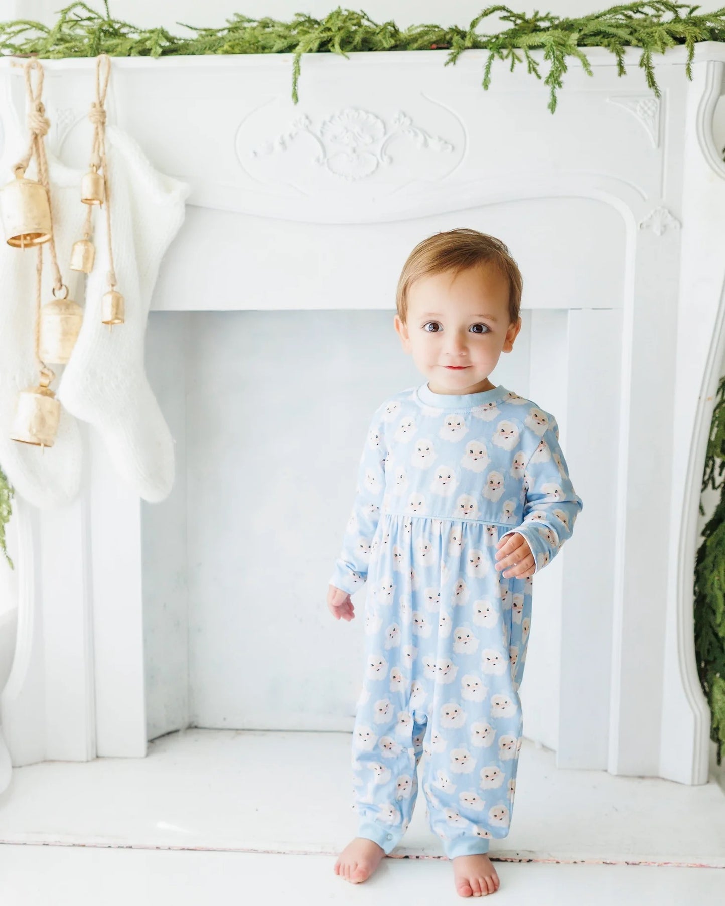 Boy's Jolly Santa Romper