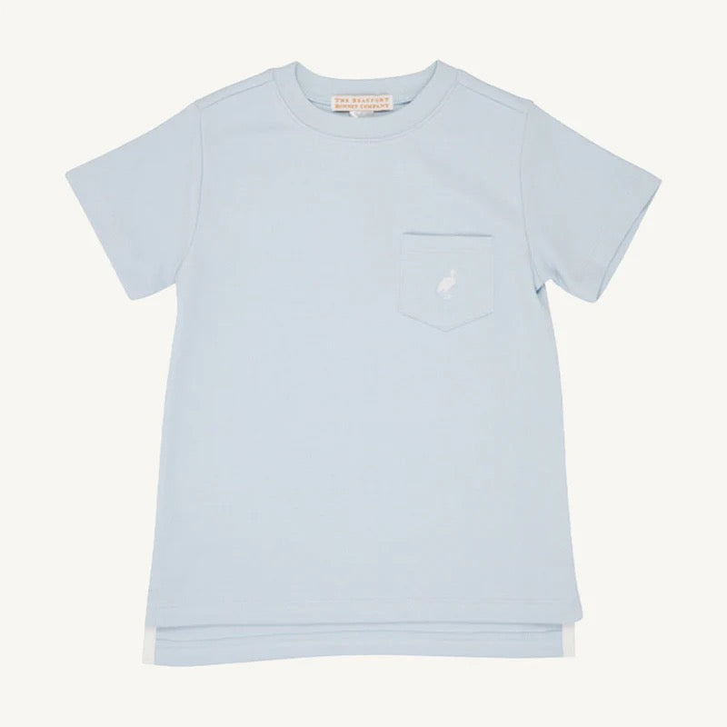 Buckhead Blue Carter Pocket Crewneck