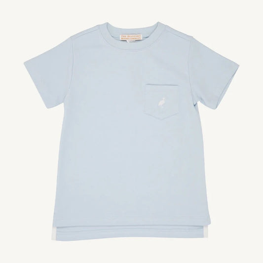 Buckhead Blue Carter Pocket Crewneck