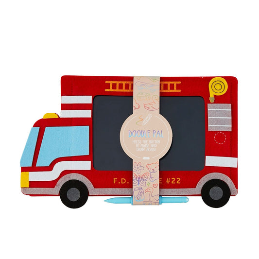 Fire Truck Felt Doodle Pad