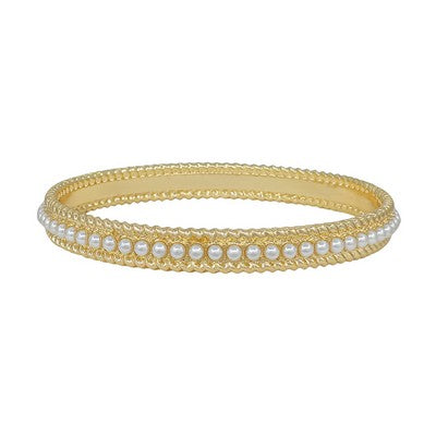 MB - Jena Gold Pearl Bangle