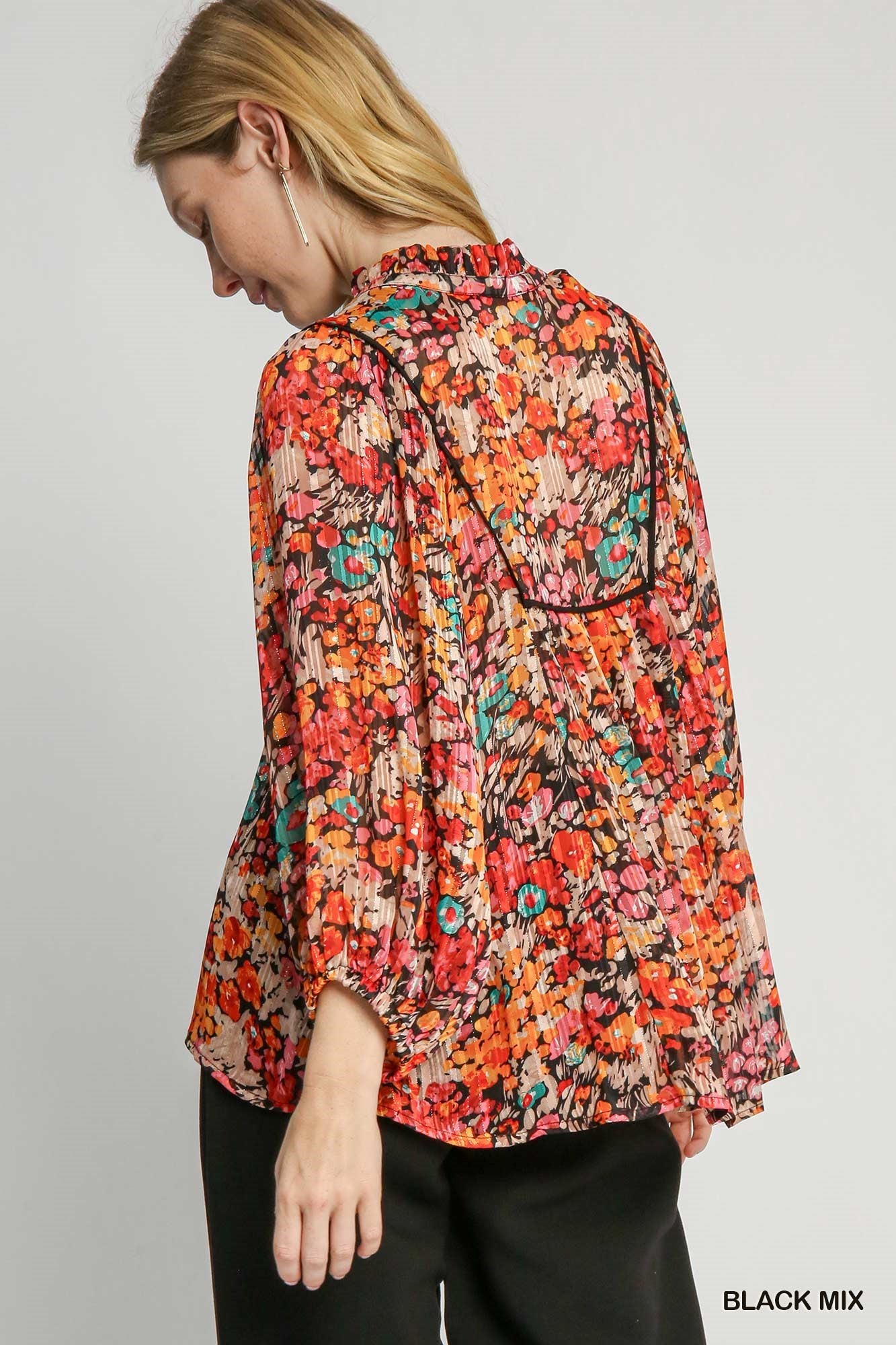 Change It Up Floral Mix Top