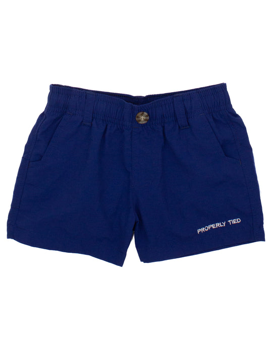 Properly Tied Boys Mallard Shorts - Marine Navy