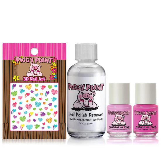 Perfectly Pink Gift Set: Kids Non-Toxic Nail Polish