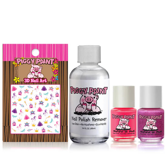 Pretty Princess Gift Set: Kids Non-Toxic Nail Polish