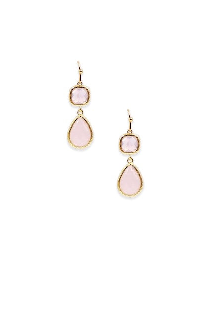 MB - Roxy Pink Stone Earrings