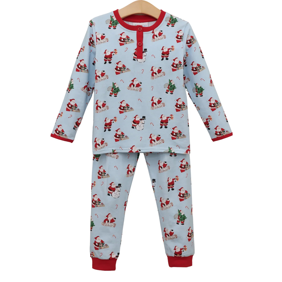 Here Comes Santa Claus Nicholas Long Sleeve Set